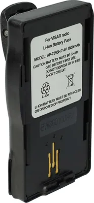 Produktbild von vhbw Akku Ersatz für Motorola NTN7395A, NTN7395B, NTN7395AR, NTN7394CR, NTN7394C, NTN7395 für Funkgerät, Walkie Talkie (1800 mAh, 7,5 V, Li-Ion)