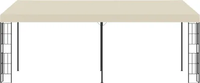 Produktbild von vidaXL Wand-Pavillon 3x6 m Creme Stoff