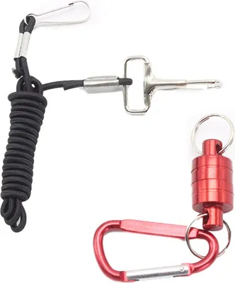 Obrázek produktu pro Silný magnetický karabina Přenosný Venkovní Rybaření Horolezectví Uvolnit Lanyard