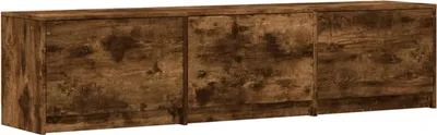Image de Maison Exclusive - Meuble TV en chêne fumé 165 x 34 x 40 cm, aggloméré