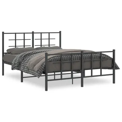 Obrázok produktu pre vidaXL Posteľný rošt s čelom a nohami kovový 140x190 cm