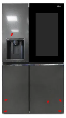 Produktbild von Einzelstück -  - LG GSGV81EPLL Side-by-Side Kühlschrank