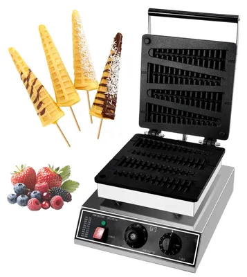 Waffelmaschine für 4 Waffeln am Stiel, 1750 W, 220-240 V