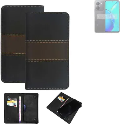 Produktbild von K-S-Trade Hülle Handyhülle kompatibel mit Vivo Y36t Schutzhülle Walletcase Bookstyle Tasche Schutz Case Handytasche Wallet Cover Kunstleder