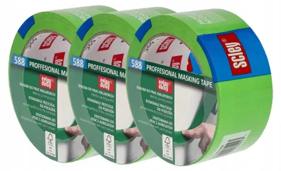 Produktbild von Scley 588 Abdeckband 3er-Set 48mm x 33m UV-beständig