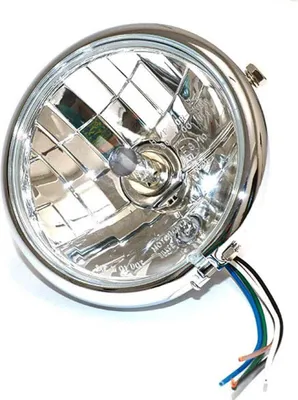 Produktbild von Verchrometer Frontscheinwerfer D.158mm H4 Lampe
