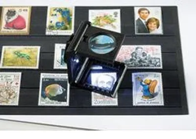 Produktbild von Fadenzähler, 5-fache Vergrößerung, mit LED