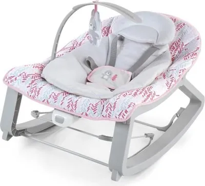 Produktbild von Babywippe , Ingenuity Keep Cozy 3-in-1, Verstellbar, Mit Spielzeugbogen, Bis 18 kg, Lily