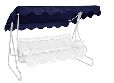 Produktbild von Angerer Hollywoodschaukel Sonnendach 210 x 145 cm PE blau