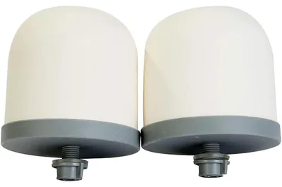 Zdjęcie produktu dla Filtry ceramiczne zamienne do systemów uzdatniania wody, 2 sztuki, białe