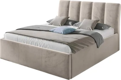 Produktbild von MIRJAN24 Bett Sensi, Stilvoll Ehebett mit Bettkasten, Schlafzimmer Doppelbett, Polsterbett (Fresh 01, Größe: 140x200 cm)