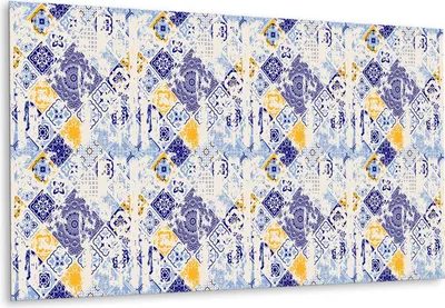 Obrázok produktu pre Vinylová samolepiaca nálepka do kuchyne, Vintage Azulejos - 100 cm x 50 cm