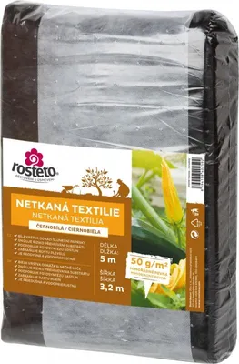 Produktbild von Neotex / netkaná textilie Rosteto - černobílý 50g šíře 5 x 3,2 m