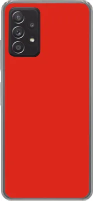 Produktbild von MuchoWow® Handyhülle Schutzhülle Hülle für Telefoonhoesje Samsung galaxy a73 Rot - Farbe - Einfarbig Silikon Softcase Handy Hülle - Handyhülle