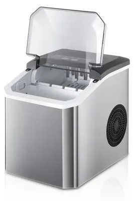 Produktbild von Eismaschine, kompakt, schnelle Eisproduktion, 200769-silberEU