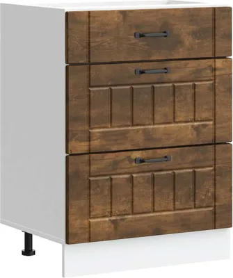 Produktbild von Küchen-Unterschrank Lucca Räuchereiche Holzwerkstoff