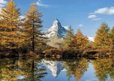 Produktbild von Educa - Puzzle The Matterhorn in the Fall - 1000 dielov