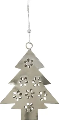 Produktbild von Weihnachtsanhänger Weihnachtsdeko Weihnachtsbaum Silber