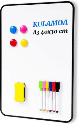 Produktbild von Famanu Magnetisches Whiteboard A3 - trocken abwischbar, doppelseitig