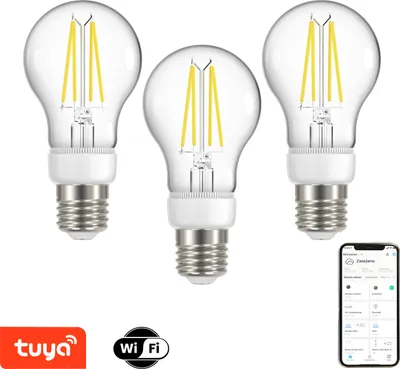 Obrázok produktu pre Immax NEO LITE Smart set 3x žiarovka LED E27 7W teplá, studená biela, stm, WiFi