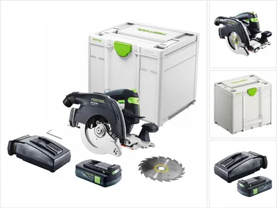 Produktbild von Festool HKC 55 EB-Basic Akku Handkreissäge 18 V 160 mm Brushless + 1x Akku 3,0 Ah + Ladegerät + Systainer