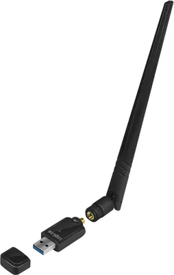 Produktbild von LogiLink WL0246, Kabellos, USB, WLAN, 876 Mbit/s, Schwarz