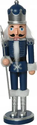 Productafbeelding van Notenbreker figuur, blauwtinten, 28 cm