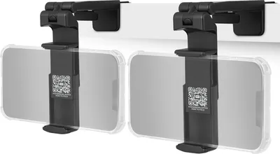 Produktbild von Wicked Chili 2x Universal Handyhalterung für Flugzeug, Bahn & Küche | 360° Klemmhalterung, iPhone Samsung Monitor Halterung | Reise Gadgets Handyhalter Tisch iPhone, Samsung Halter (Patentiert)