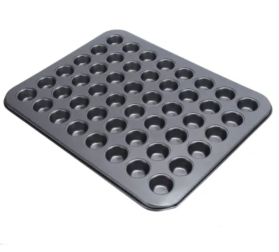 Immagine prodotto di Omgoods - Stampo antiaderente per muffin e cupcake - Stampo per mini torte da 48 cavità