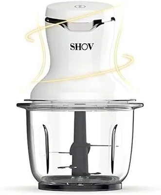 Produktbild von SHOV Mini Zerkleinerer 700ml Glasbehälter Elektrisch Mixer für Küche & Gemüse
