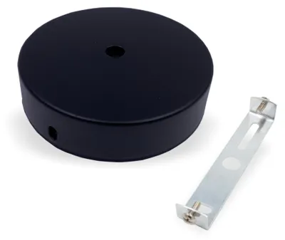 Produktbild von Baldachin Standard | Ø 100 mm | Höhe 25 mm | Schwarz