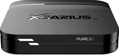 Xsarius PURE 3+ 4K UHD Android 11 IP-Receiver Schwarz (Dual-WiFi, LAN, HDMI, Sprachfernbedienung)