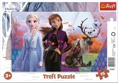 Image de Puzzle jouet Disney Frozen 15 pièces pour enfants