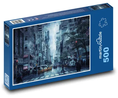 Obrázek produktu pro Puzzle 500 Bouře ve městě - martinpuzzle