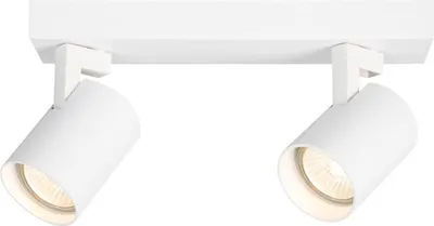 Image de Spot de plafond Milagro VOLF 2xGU10 blanc aluminium IP20