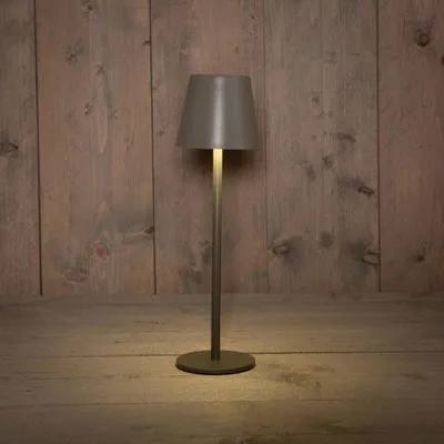 Produktbild von Anna's Collection Tischleuchte taupe Outdoor usb dimmbar 11x36,5cm touch Metall