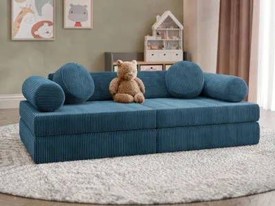 Obrázek produktu pro Dětská modulární pohovka VANCOUVER - blankytná modrá