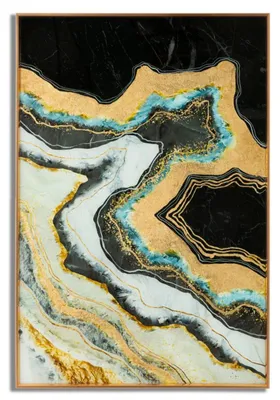 Imagen del producto de Mauro Ferretti: Panel de vidrio con marco "Darky", 60x3,5x90 cm