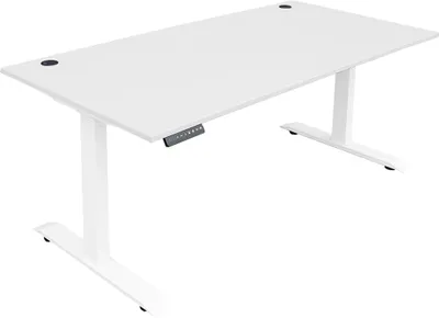 Produktbild von Elektrisch höhenverstellbarer Schreibtisch, 600-1250 x 1200 x 800 mm, signalweiß