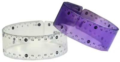 Produktbild von Rheita Flex-Lineal, 2 verschiedene Farben, 30 cm, flexibel bruchsicher