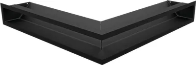 Immagine prodotto di Griglia di ventilazione angolare LUFT 56x56x9 nero Slim