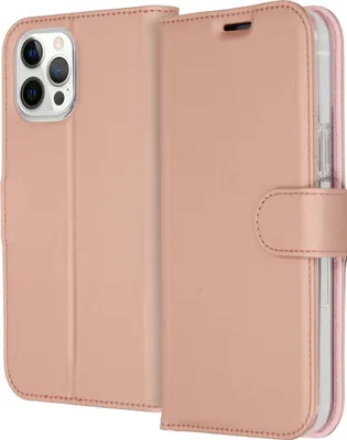 Immagine prodotto di Accezz Wallet Custodia a libro in TPU per iPhone 12 Pro Max - Oro rosa