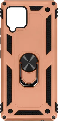 Produktbild von Avizar, Schutzhülle mit Ring-Halterung für Samsung Galaxy A42 5G, Champagnerrosa