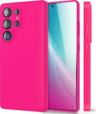Immagine prodotto di NALIA Phoenix per Samsung Galaxy S25 Ultra - Custodia in silicone liquido - Rosa neon