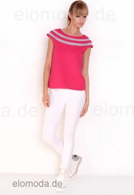 Produktbild von Damen Longshirt Tunika T-Shirt Sommer Shirt; Pink