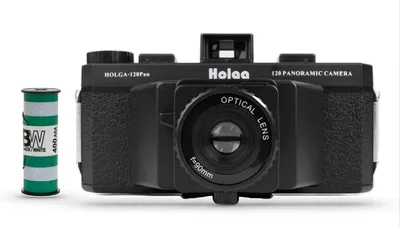 Imagen del producto de Anton & HOLGA 120N Pan: Cámara de formato medio panorámico 6x12 (película no incluida)