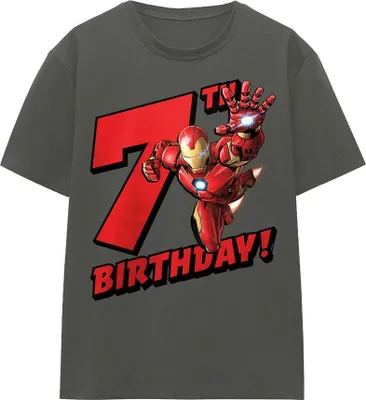 Obrázek produktu pro Iron Man - dámské tričko, 7. narozeniny TV25314 (L) (uhlí)