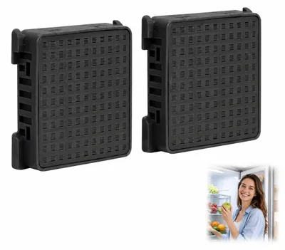 2er-Set Aktivkohlefilter für Kühlschrank, Ersatz für 9096989