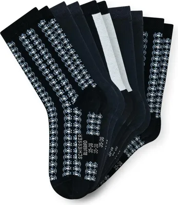 Productafbeelding van Schiesser dames sokken, 5-pack, maat 35/38, diverse kleuren, 5 paar