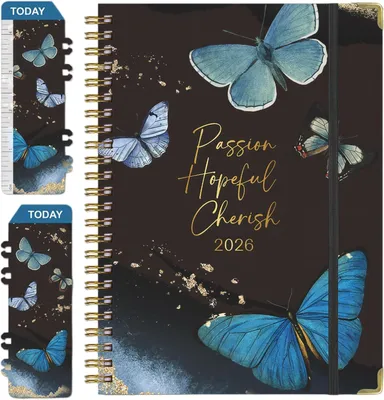 Productafbeelding van Levenskompas Kalender 2026 A5, weekplanner, sterrenhemelpatroon, voor kantoor